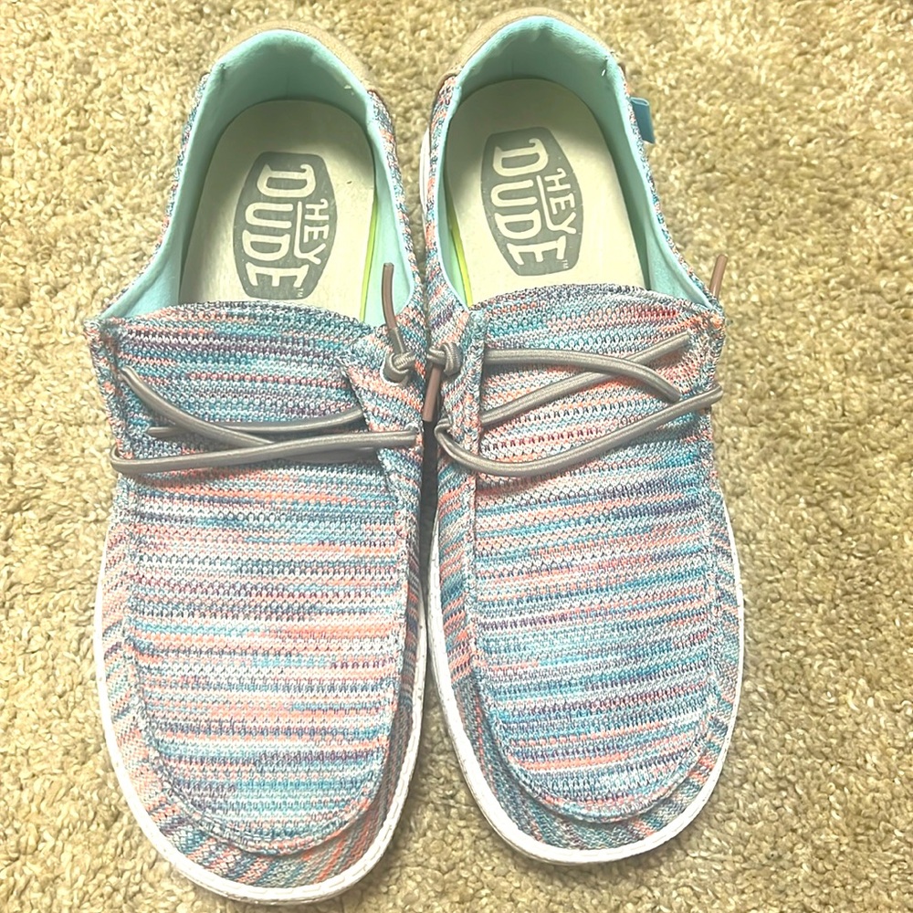 COPY - HEY DUDE WENDY SOX SUNSET PINK, Size 10